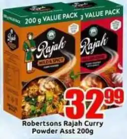 Three Star Cash and Carry Robertsons Rajah Curry Powder Assorted offer