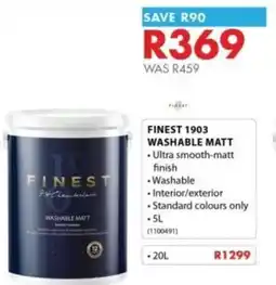 Chamberlain Finest 1903 Washable Matt offer