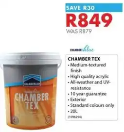 Chamberlain Chamberlain Chamber Tex offer