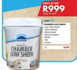 Chamberlain Chamber Value Chamber Low Sheen offer