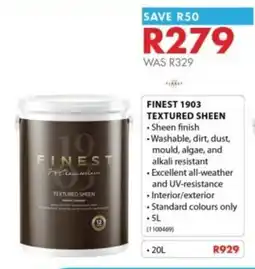 Chamberlain Finest 1903 Textured Sheen offer