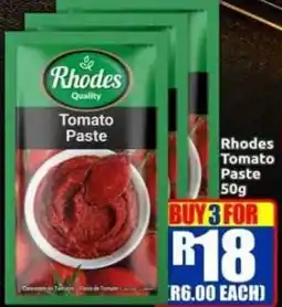 Three Star Cash and Carry Rhodes Tomato Paste offer