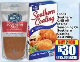 Three Star Cash and Carry Hinds Southern Grill All In One Seasoning Or Southern Coating offer