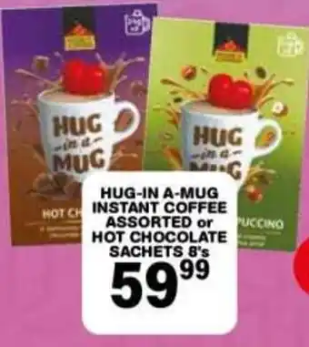 Giant Hyper Hug-in-a-Mug Instant Coffee Assorted offer
