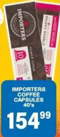 Giant Hyper Importers Coffee Capsules offer