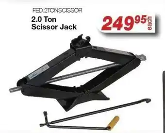 FED.2TONSCISSOR 2.0 Ton Scissor Jack