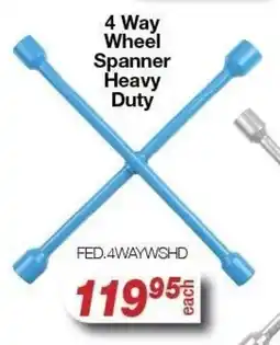 AutoZone 4 Way Wheel Spanner Heavy Duty offer