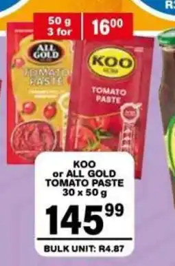 Giant Hyper KOO or ALL GOLD TOMATO PASTE offer