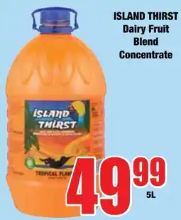 Boxer Superstores ISLAND THIRST Dairy Fruit Blend Concentrate offer