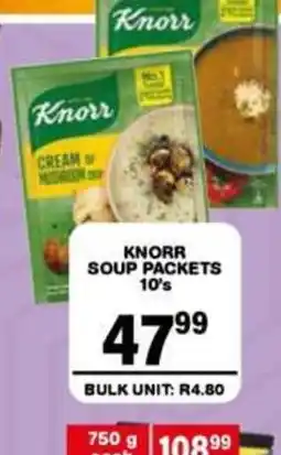 Giant Hyper Knorr Soup Packets offer