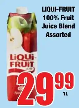 Boxer Superstores LIQUI-FRUIT 100% Fruit Juice Blend Assorted offer