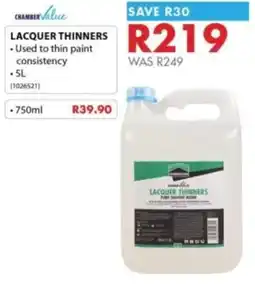 Chamberlain Lacquer Thinners offer