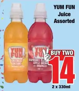 Boxer Superstores YUM FUN Juice Assorted offer