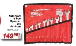 AutoZone AutoKraft 11 Pce Spanner Set offer