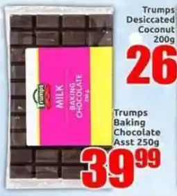 Three Star Cash and Carry Trumps Baking Chocolate offer