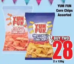 Boxer Superstores YUM FUN Corn Chips Assorted offer