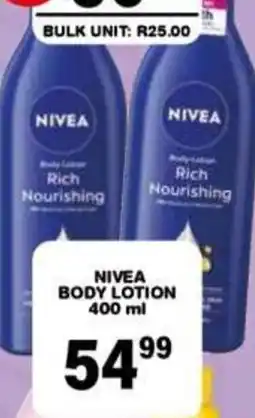 Giant Hyper NIVEA BODY LOTION offer