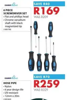 Chamberlain Chamber Value 6 Piece Screwdriver Set offer