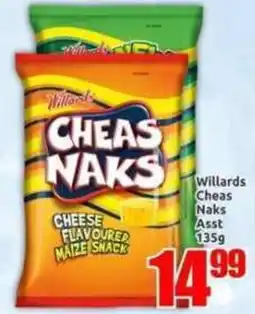 Three Star Cash and Carry Willards Cheas Naks offer