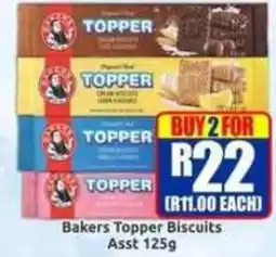 Three Star Cash and Carry Bakers Topper Biscuits Assorted offer
