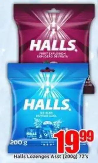 Three Star Cash and Carry Halls Lozenges Assorted offer