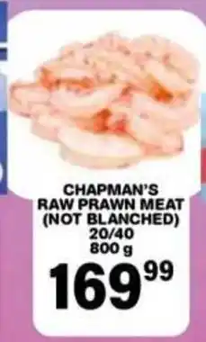 Giant Hyper Chapman's Raw Prawn Meat (Not Blanched) offer