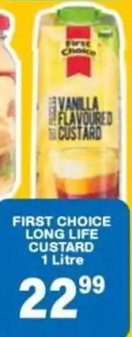 Giant Hyper First Choice Long Life Custard offer