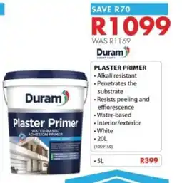 Chamberlain Duram Plaster Primer offer