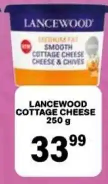 Giant Hyper LANCEWOOD COTTAGE CHEESE offer