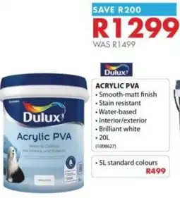 Chamberlain Dulux Acrylic PVA offer