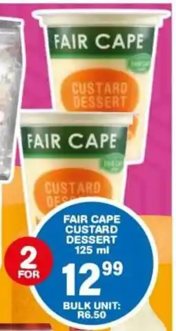 Giant Hyper FAIR CAPE CUSTARD DESSERT offer