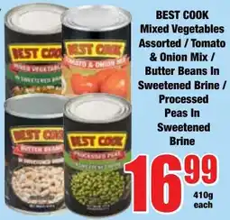 Boxer Superstores BEST COOK Mixed Vegetables Assorted offer