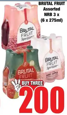 Boxer Superstores BRUTAL FRUIT Spritzer Assorted offer