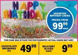 Giant Hyper Assorted Birthday Cakes offer