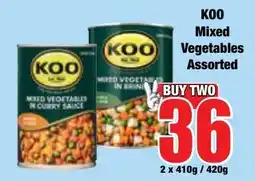 Boxer Superstores KOO Mixed Vegetables Assorted offer