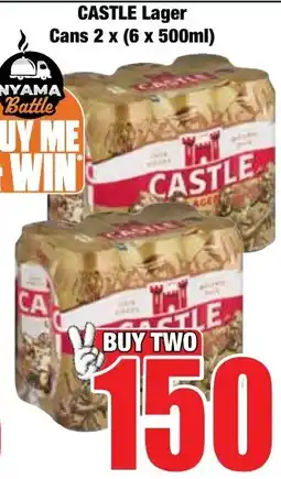Boxer Superstores CASTLE Lager offer