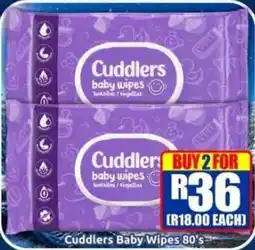Three Star Cash and Carry Cuddlers baby wipes offer