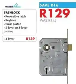 Chamberlain Chamber Value Sashlock offer