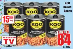 Boxer Superstores Koo Baked Beans offer