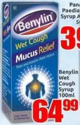Three Star Cash and Carry Benylin Wet Cough Syrup offer