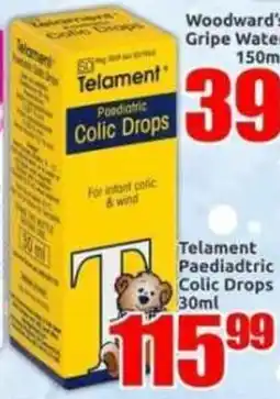 Three Star Cash and Carry Telament Paediatric Colic Drops offer