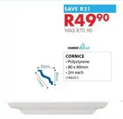 Chamberlain Chamber Value Cornice offer
