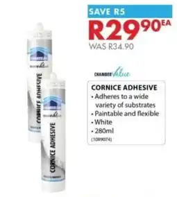 Chamberlain Chamber value cornice adhesive offer