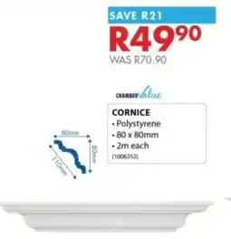 Chamberlain Chamber Value Cornice offer