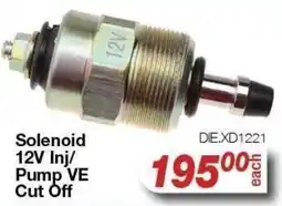 AutoZone Solenoid 12V Inj/Pump VE Cut Off offer