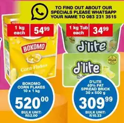 Giant Hyper BOKOMO Corn Flakes offer