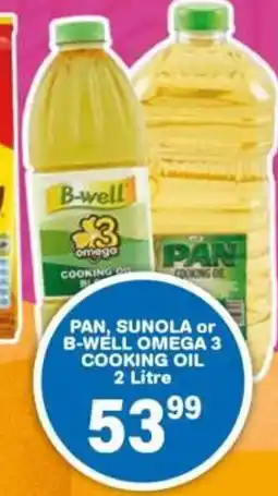 Giant Hyper PAN, SUNOLA or B-WELL OMEGA 3 COOKING OIL offer