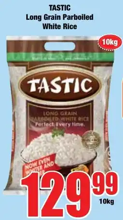 Boxer Superstores TASTIC Long Grain Parboiled White Rice offer