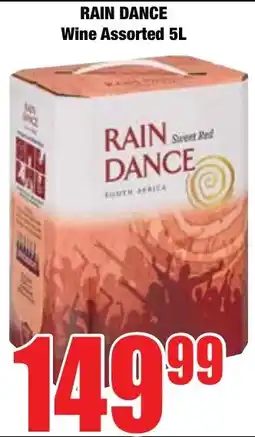 Boxer Superstores Rain Dance Wine Assorted offer
