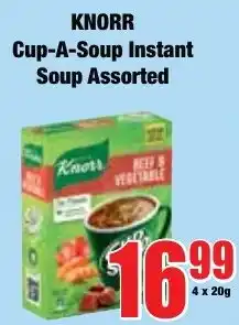 Boxer Superstores KNORR Cup-A-Soup Instant Soup Assorted offer